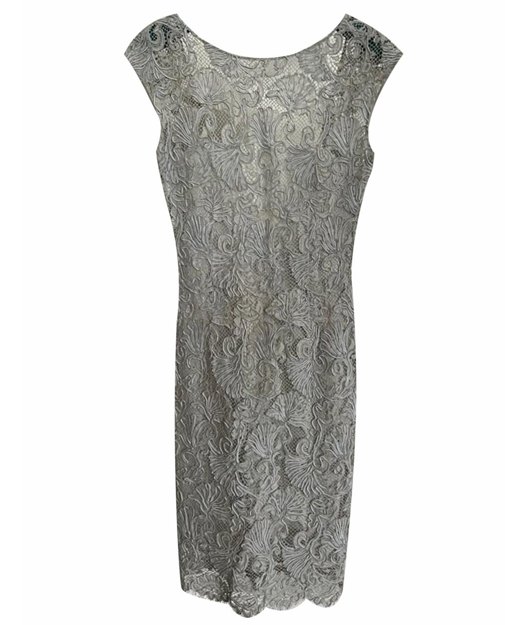 PRADA Серебряное коктейльное платье, фото 1