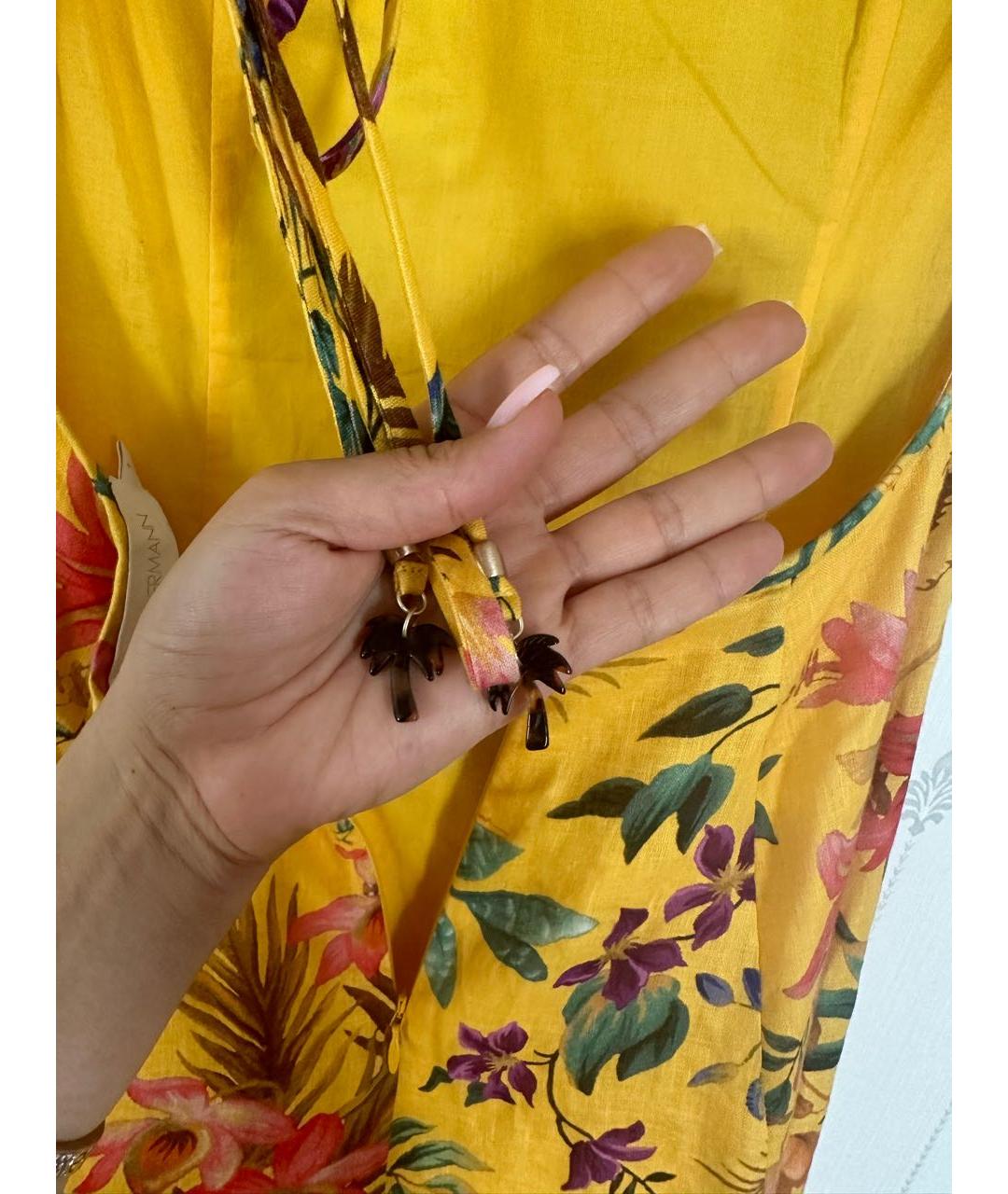 ZIMMERMANN Желтый сарафан, фото 8