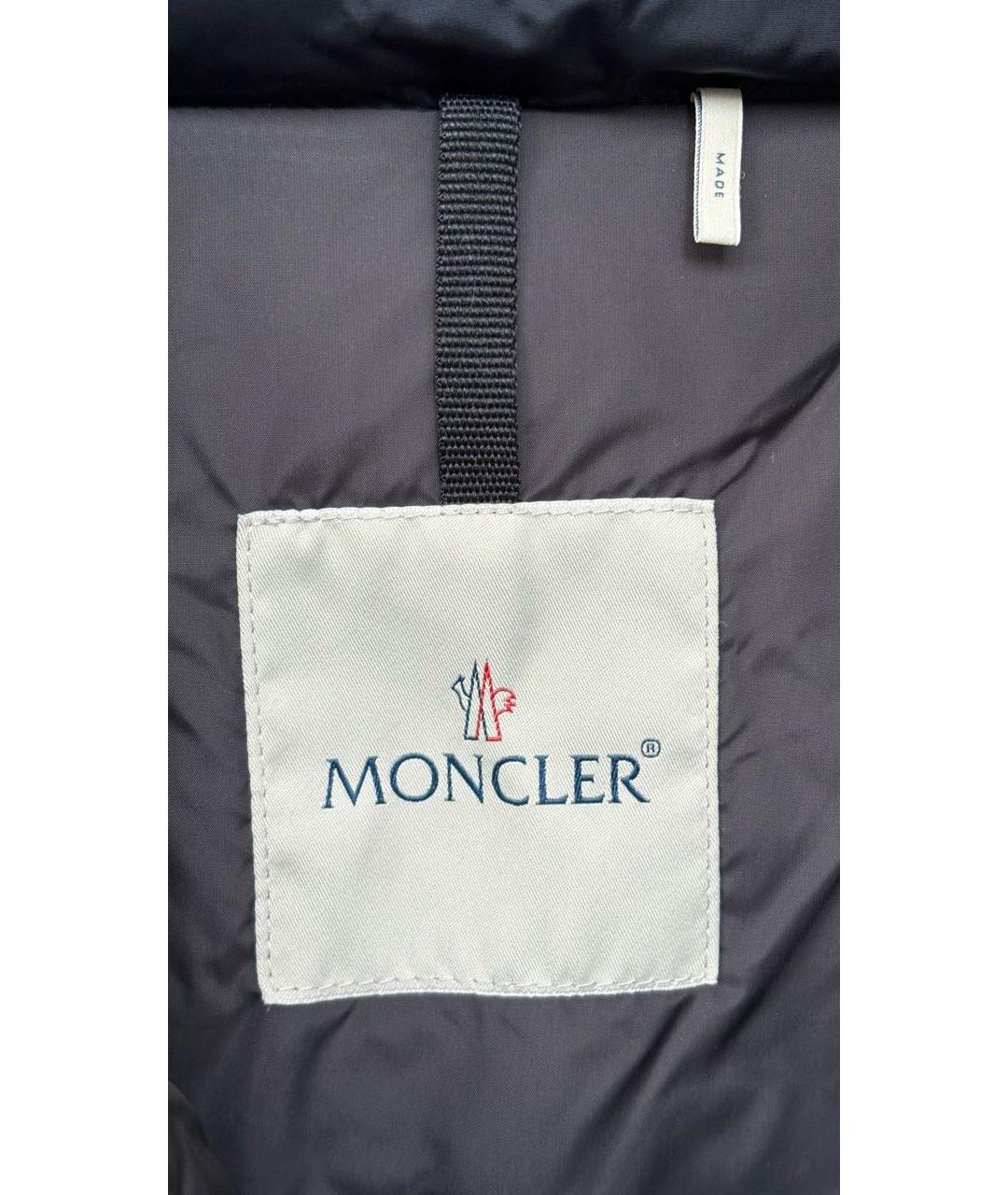 MONCLER Синий пуховик, фото 5