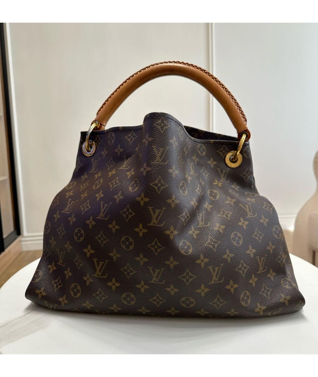 LOUIS VUITTON Коричневая сумка тоут, фото 3