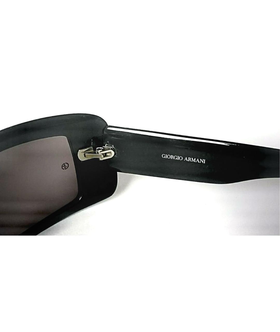 GIORGIO ARMANI Черные пластиковые солнцезащитные очки, фото 5
