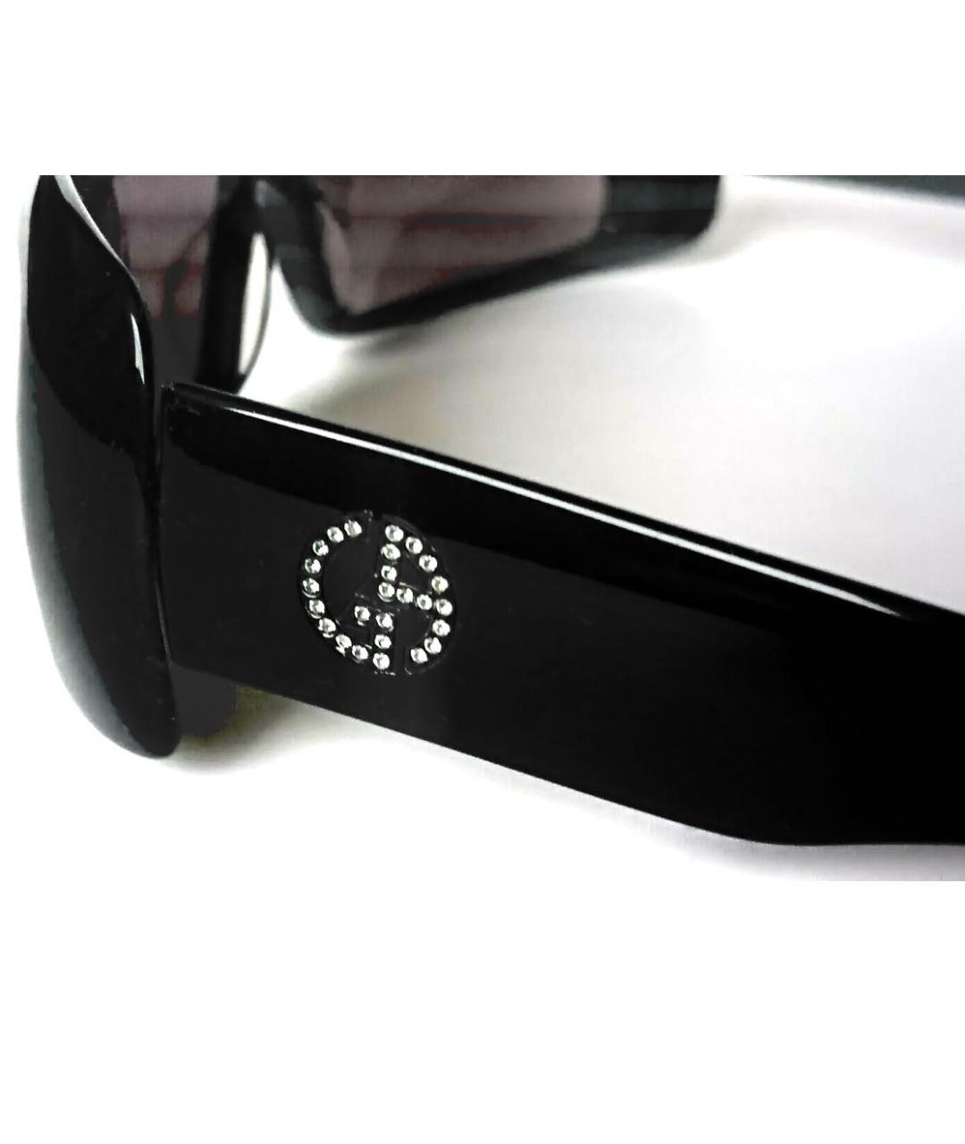 GIORGIO ARMANI Черные пластиковые солнцезащитные очки, фото 8