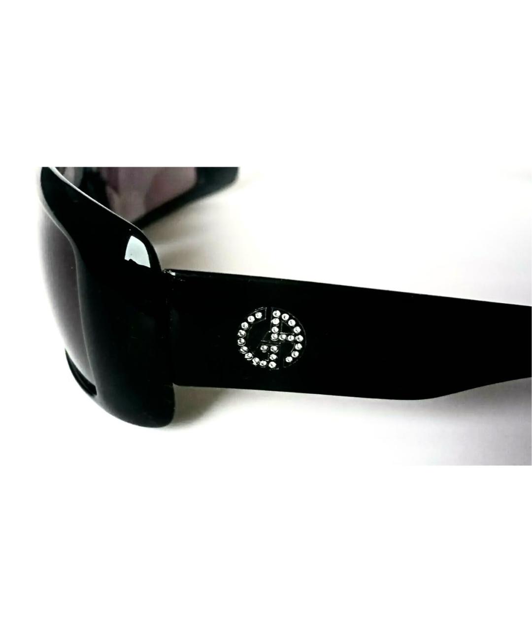 GIORGIO ARMANI Черные пластиковые солнцезащитные очки, фото 7