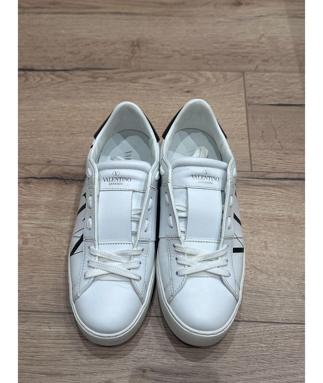 VALENTINO Белые кожаные кеды, фото 2