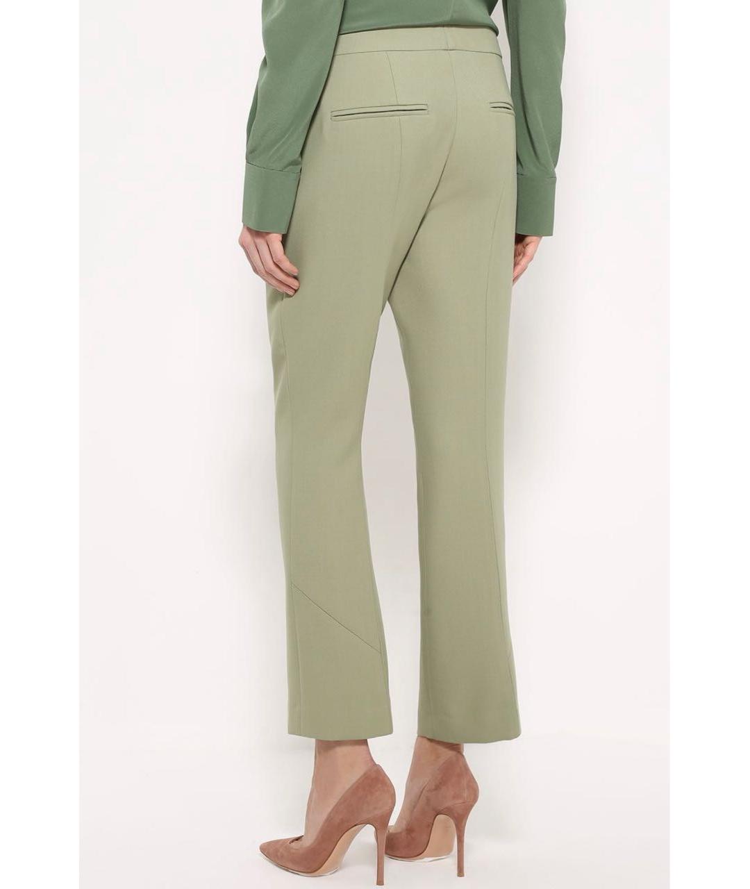 DOROTHEE SCHUMACHER Зеленые хлопковые брюки широкие, фото 2