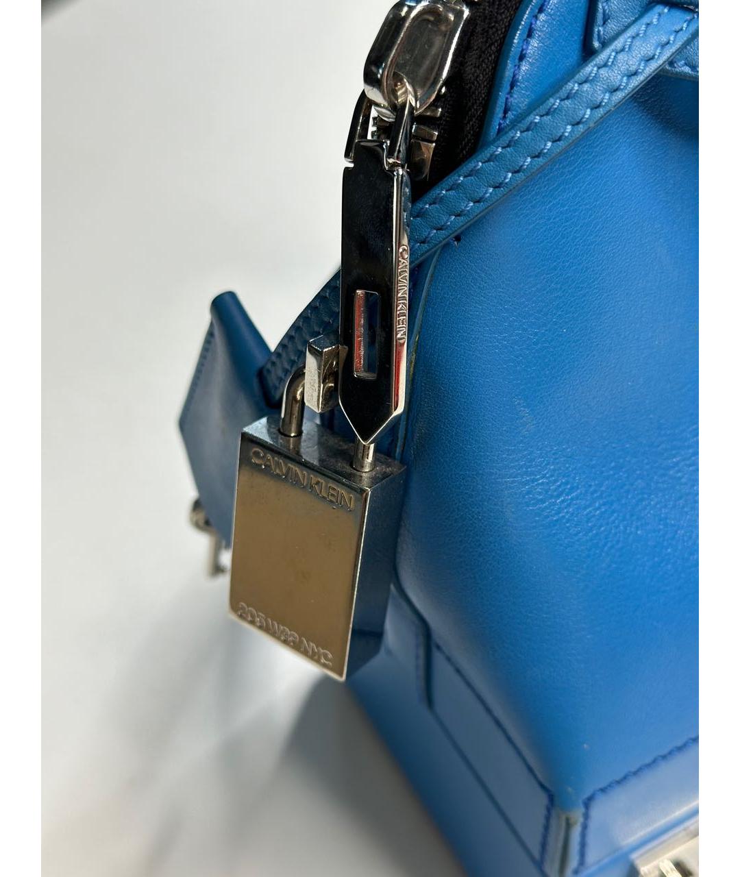 CALVIN KLEIN 205W39NYC Синяя сумка через плечо, фото 6