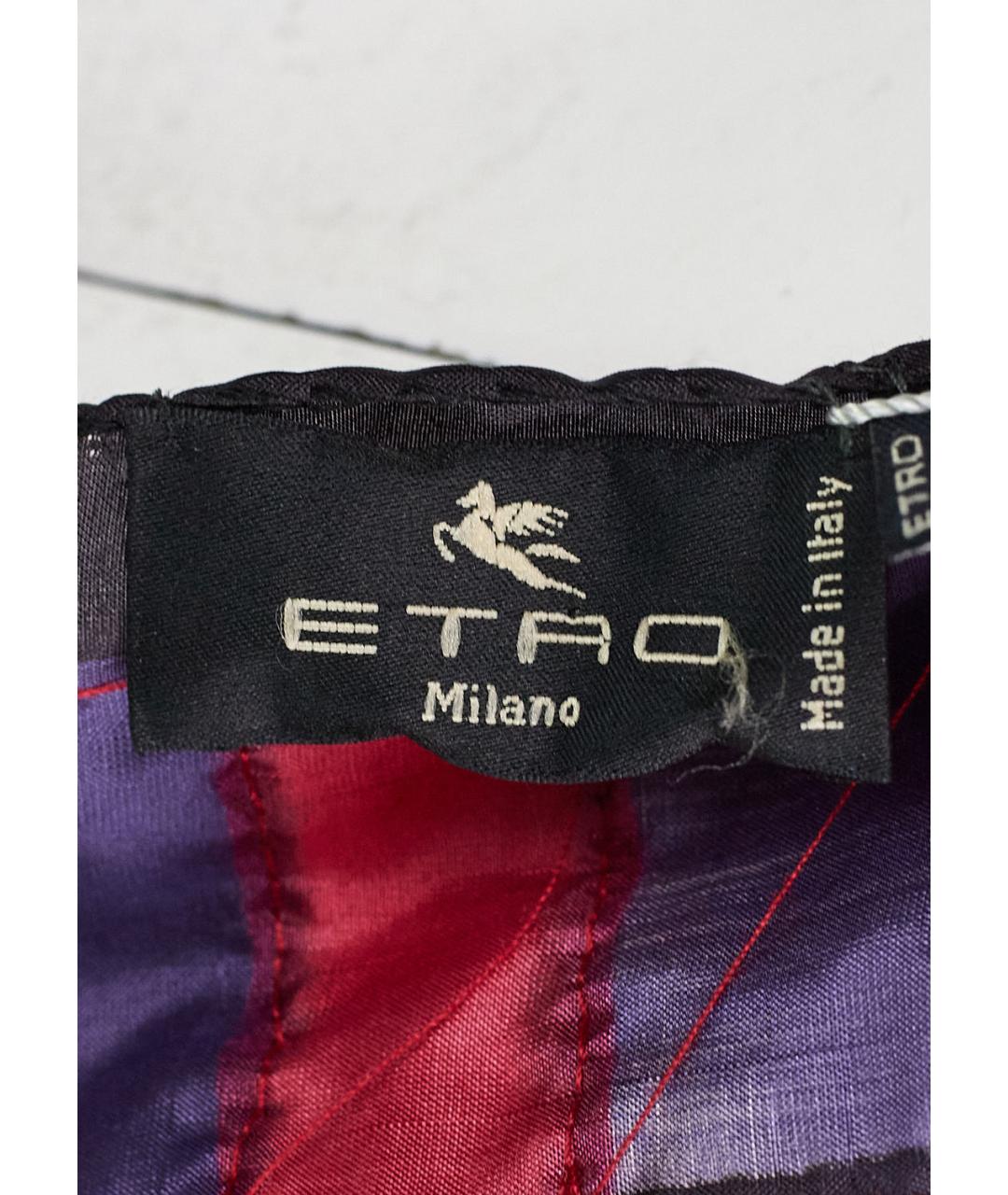 ETRO Мульти шелковая юбка макси, фото 3