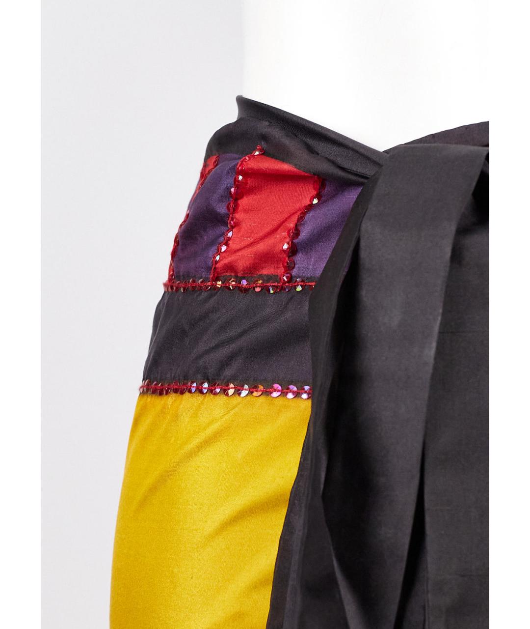 ETRO Мульти шелковая юбка макси, фото 4