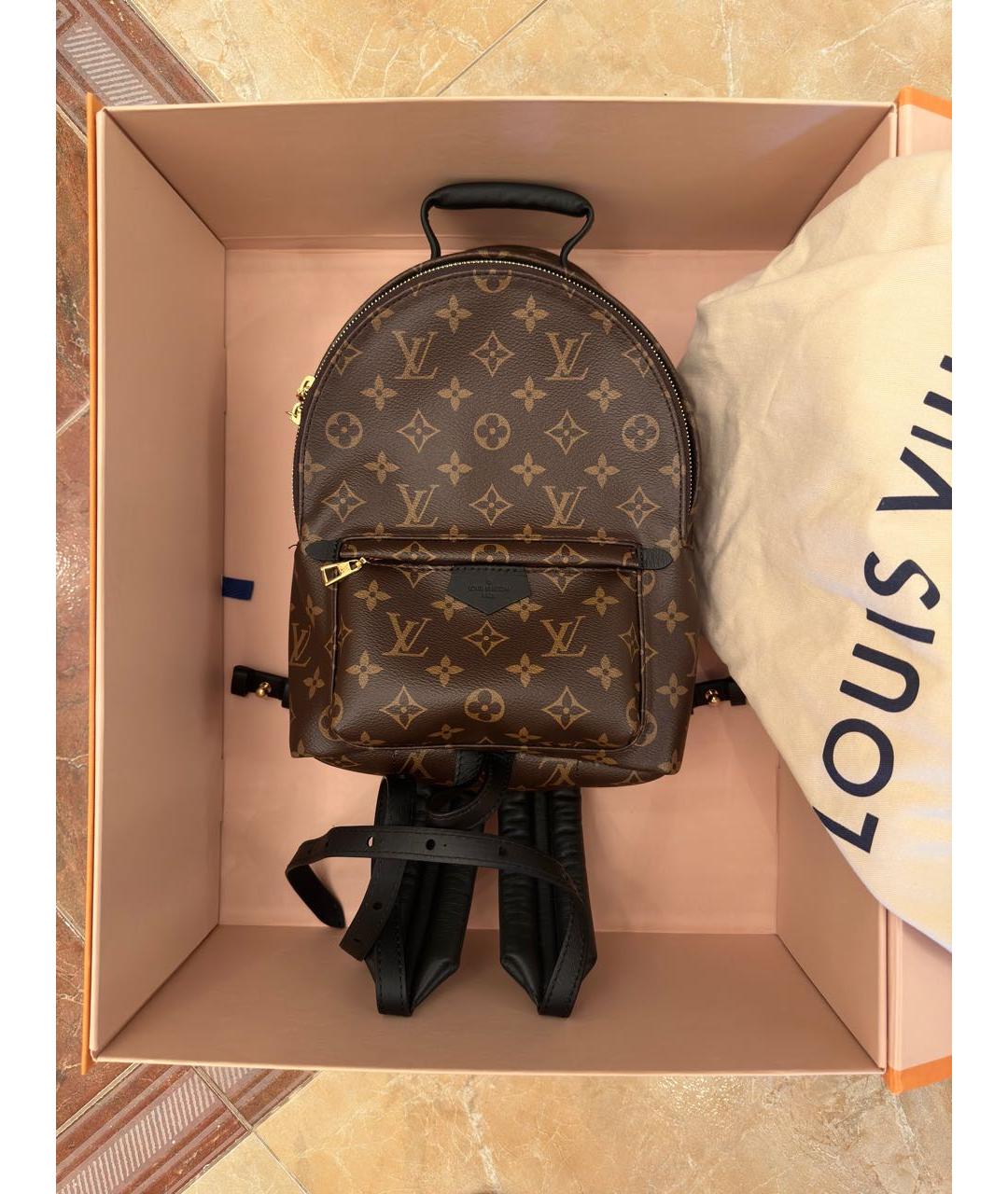 LOUIS VUITTON Коричневый рюкзак, фото 2