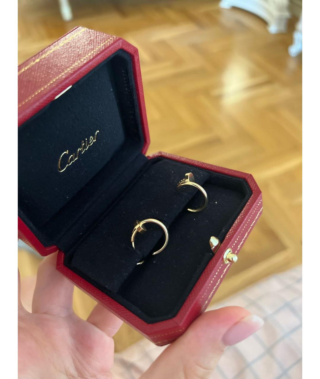 CARTIER Желтые серьги из желтого золота, фото 4