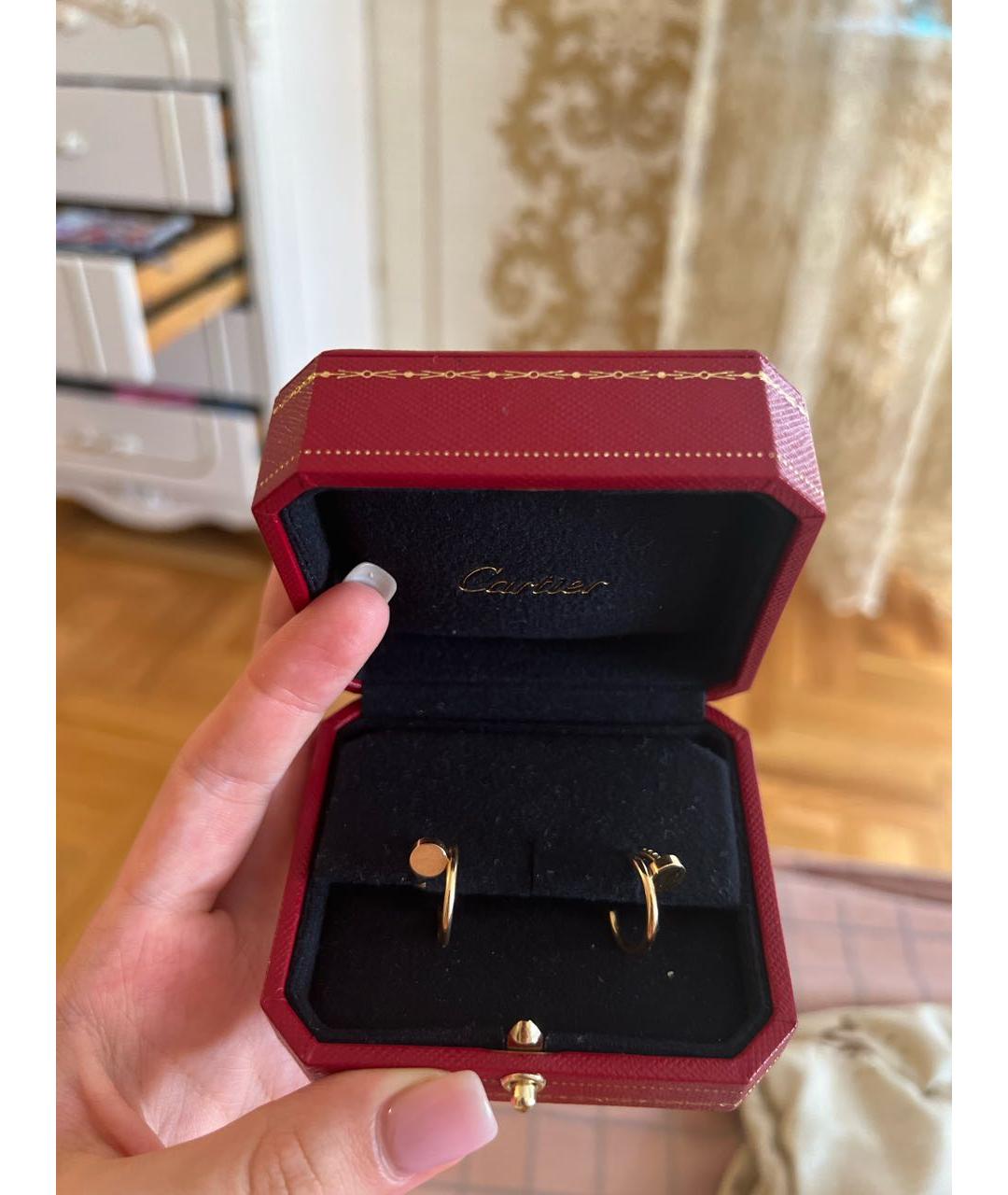 CARTIER Желтые серьги из желтого золота, фото 6