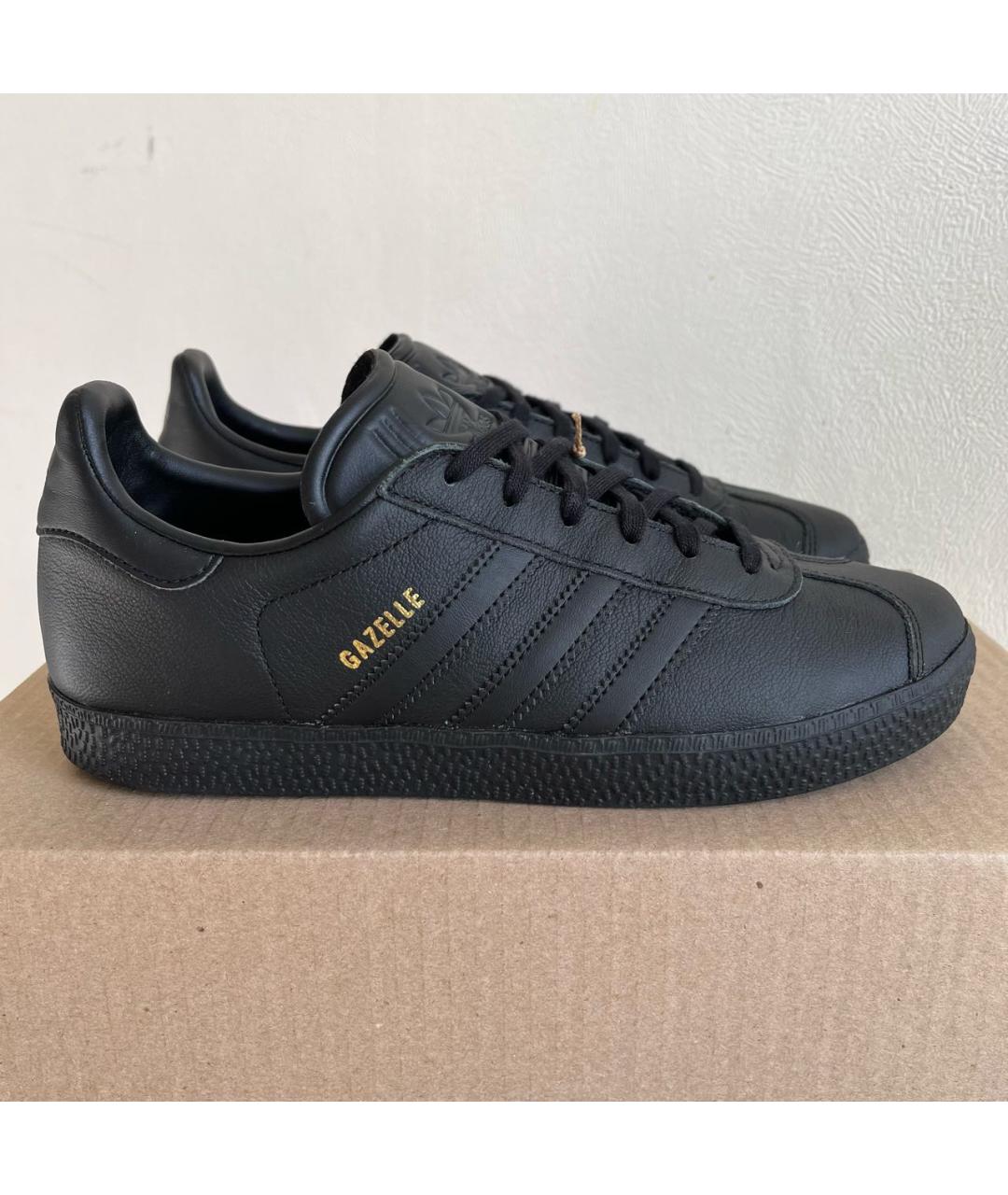 Adidas gazelle all black on sale