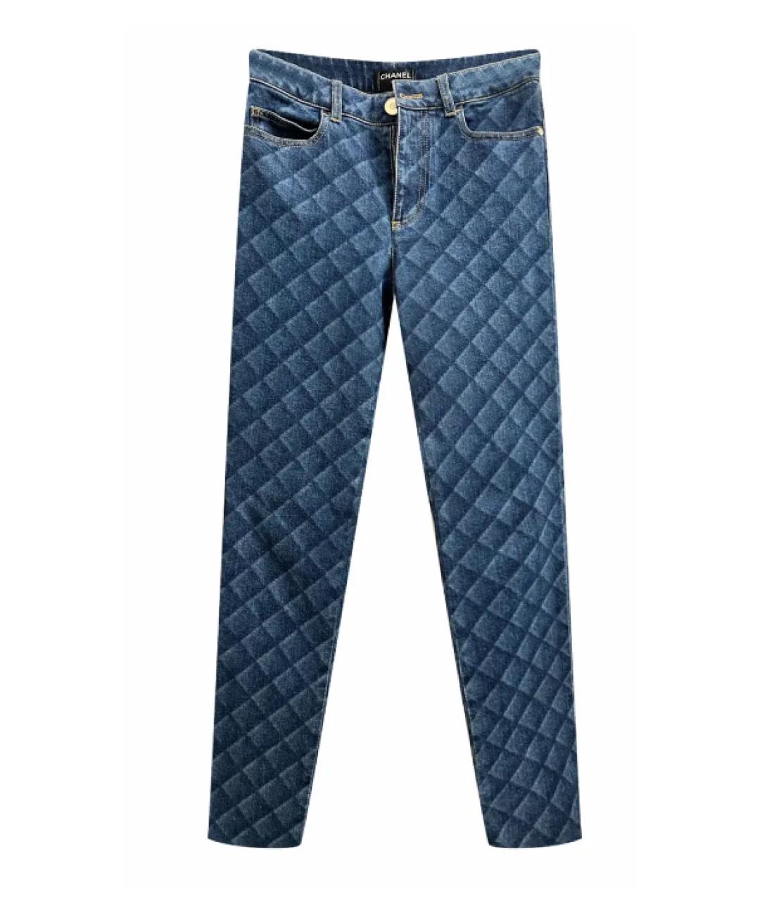 CHANEL Синие джинсы слим, фото 1