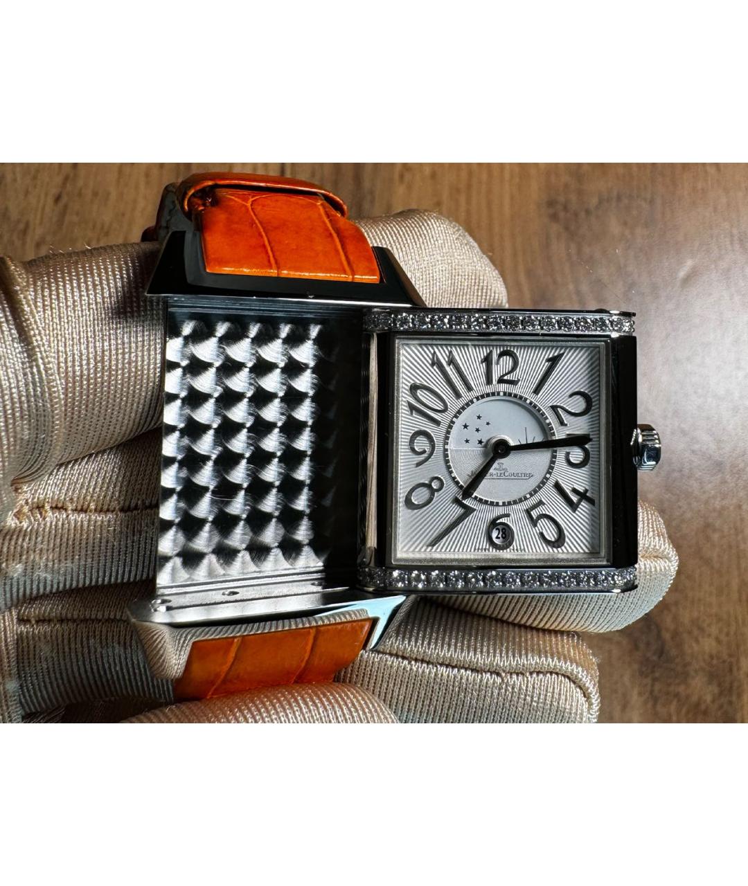 Jaeger LeCoultre Серебряные металлические часы, фото 4