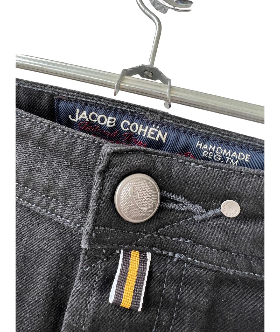 JACOB COHEN Черные прямые джинсы, фото 3