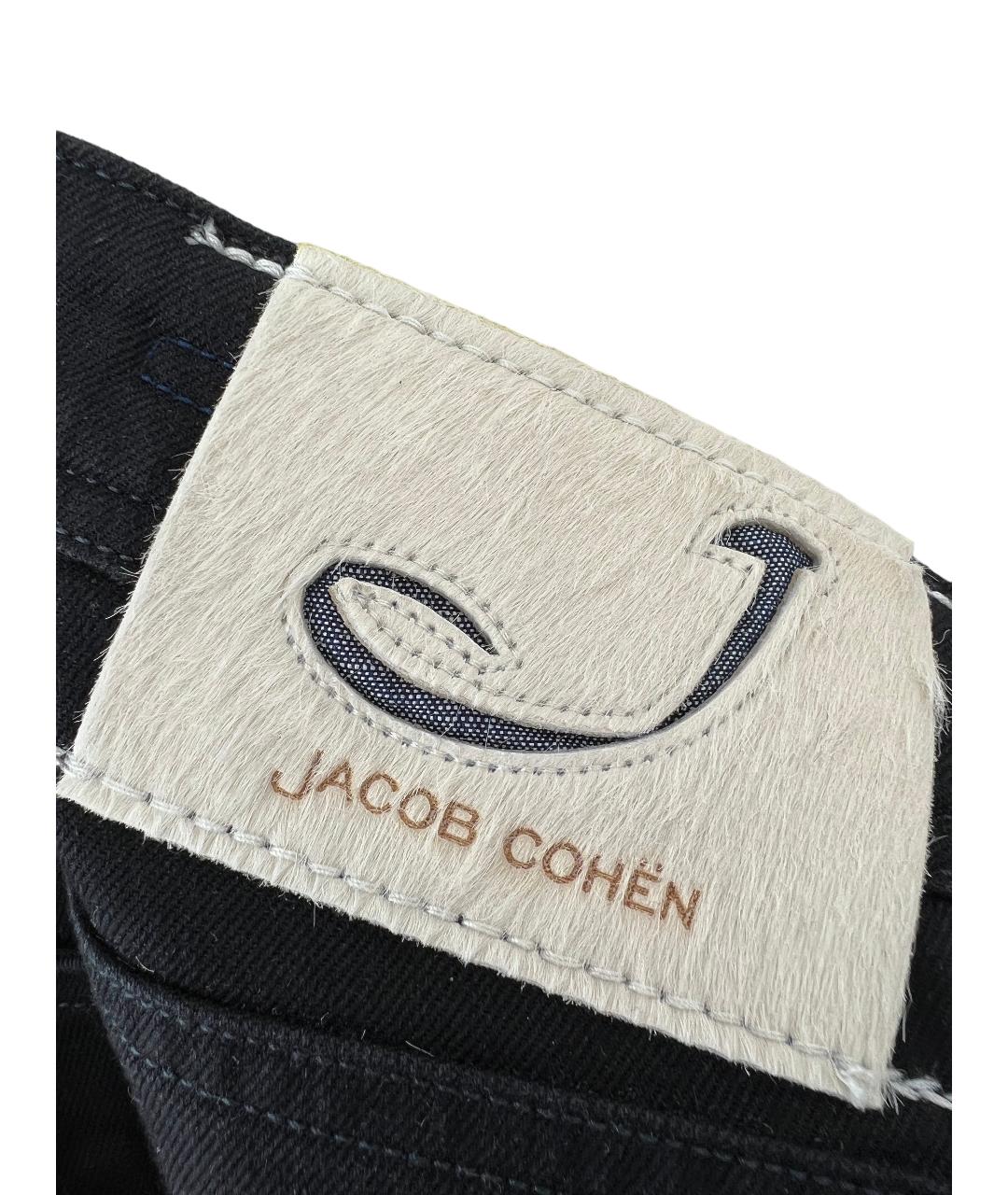 JACOB COHEN Черные прямые джинсы, фото 4