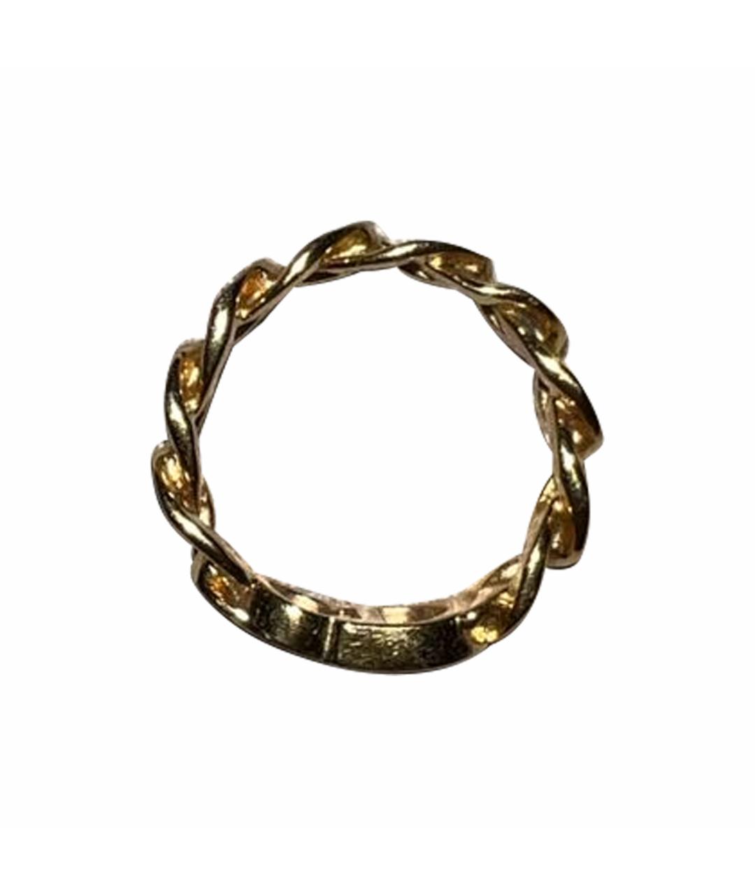 CHRISTIAN DIOR Золотое металлическое кольцо, фото 1
