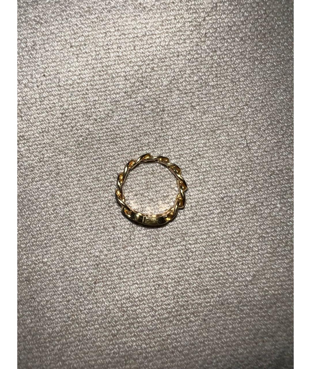 CHRISTIAN DIOR Золотое металлическое кольцо, фото 5