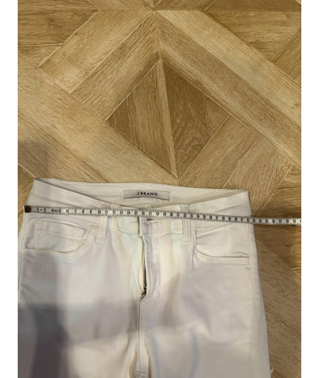 JBRAND Белые джинсы клеш, фото 4