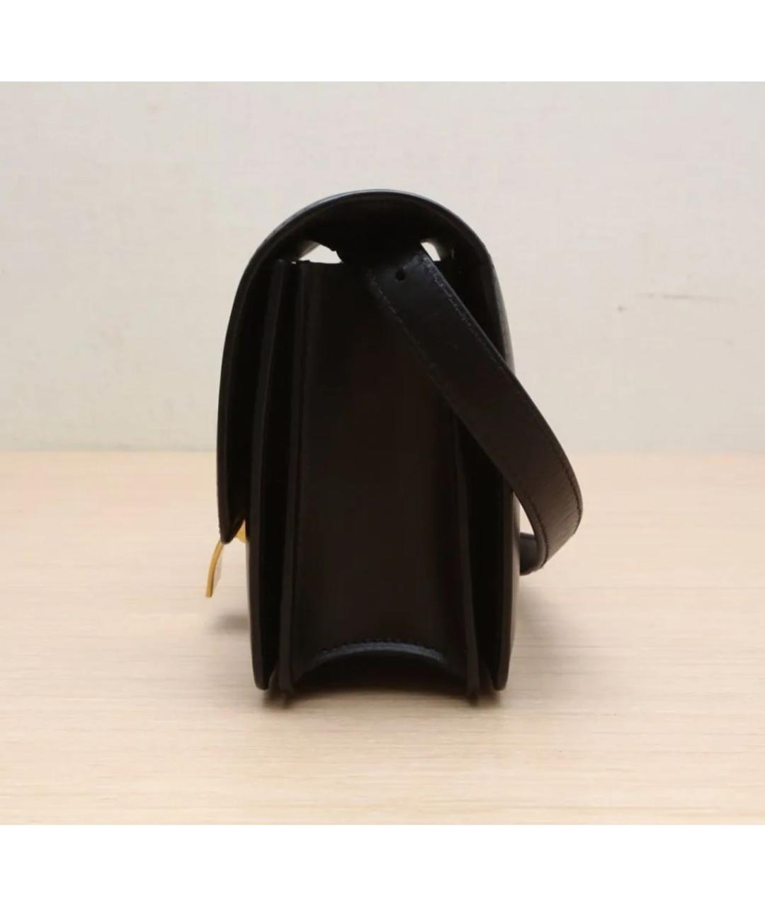 CELINE Черная кожаная сумка через плечо, фото 4