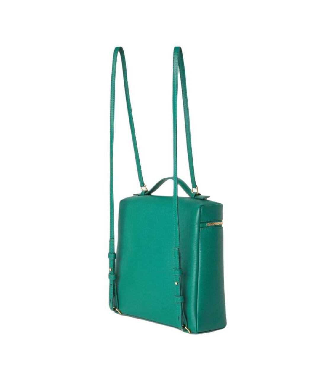 LORO PIANA Зеленый рюкзак, фото 3