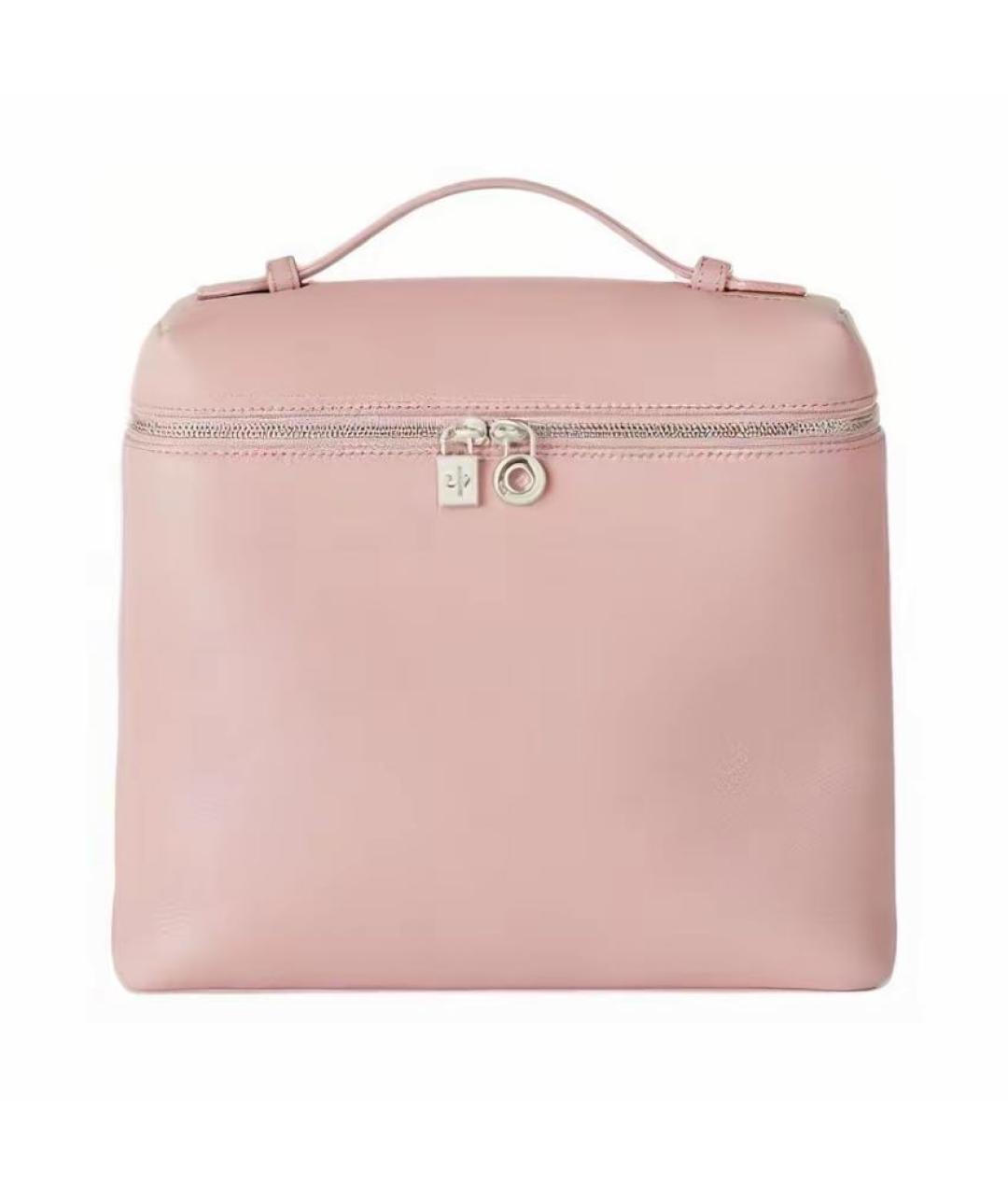 LORO PIANA Розовый рюкзак, фото 1