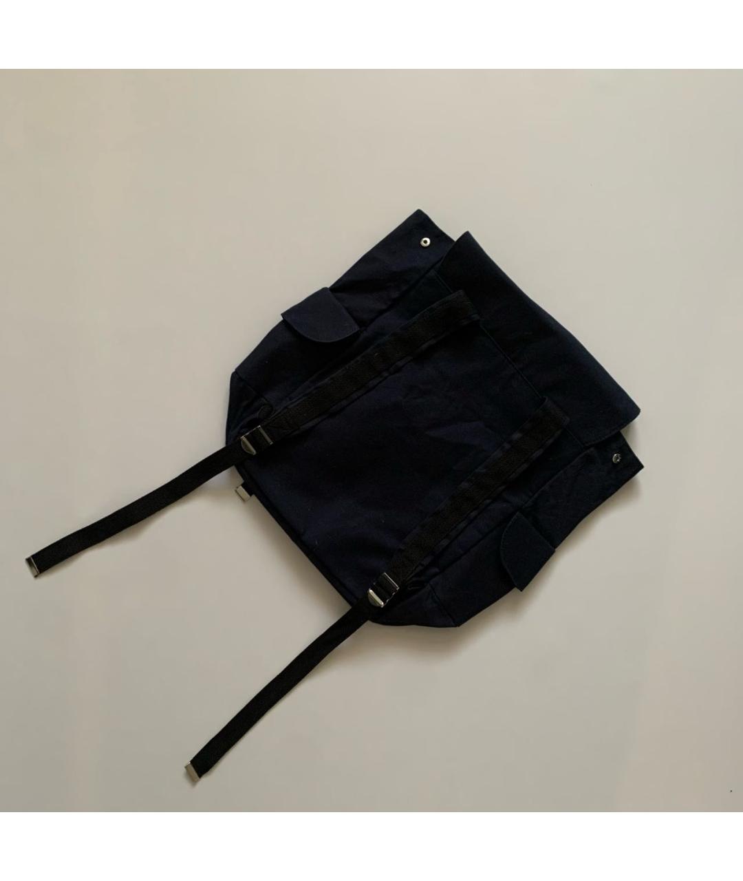 JEAN PAUL GAULTIER Темно-синий тканевый рюкзак, фото 3