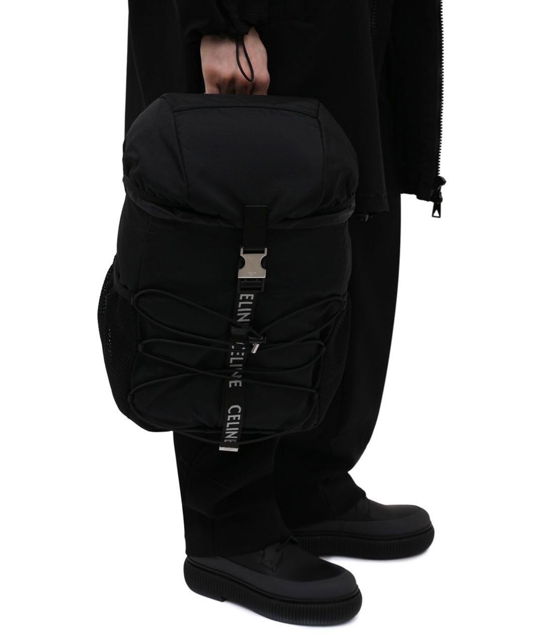 CELINE Черный рюкзак, фото 7