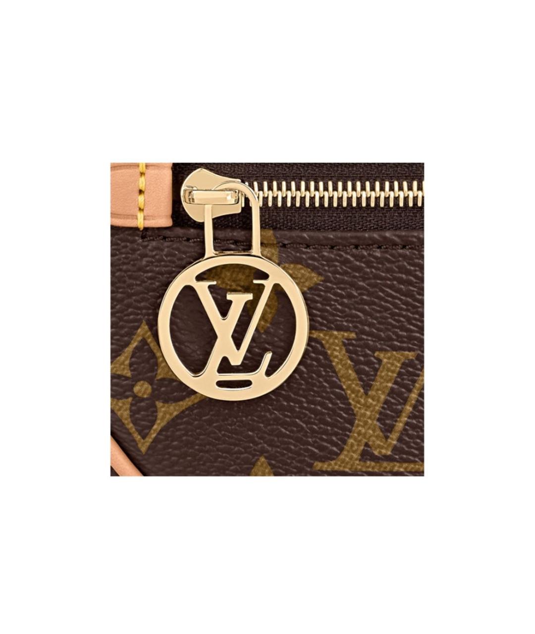 LOUIS VUITTON Коричневая сумка через плечо, фото 6