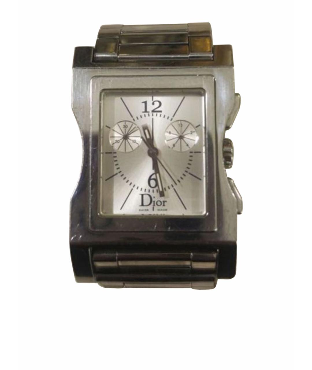 CHRISTIAN DIOR Серебряные стальные часы, фото 1