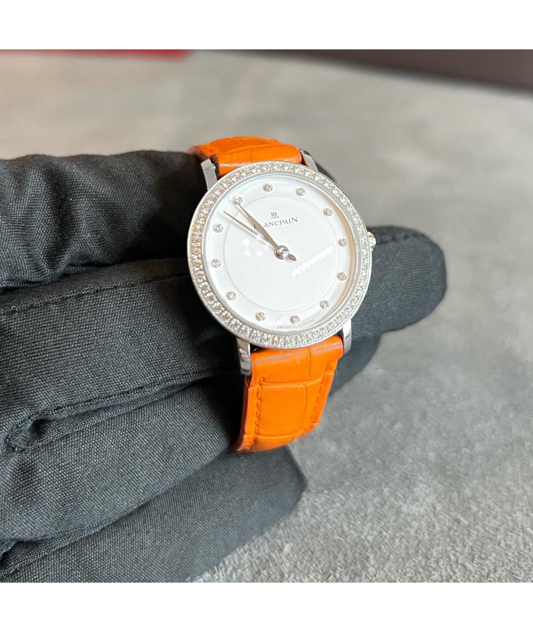 Blancpain Оранжевое металлические часы, фото 3