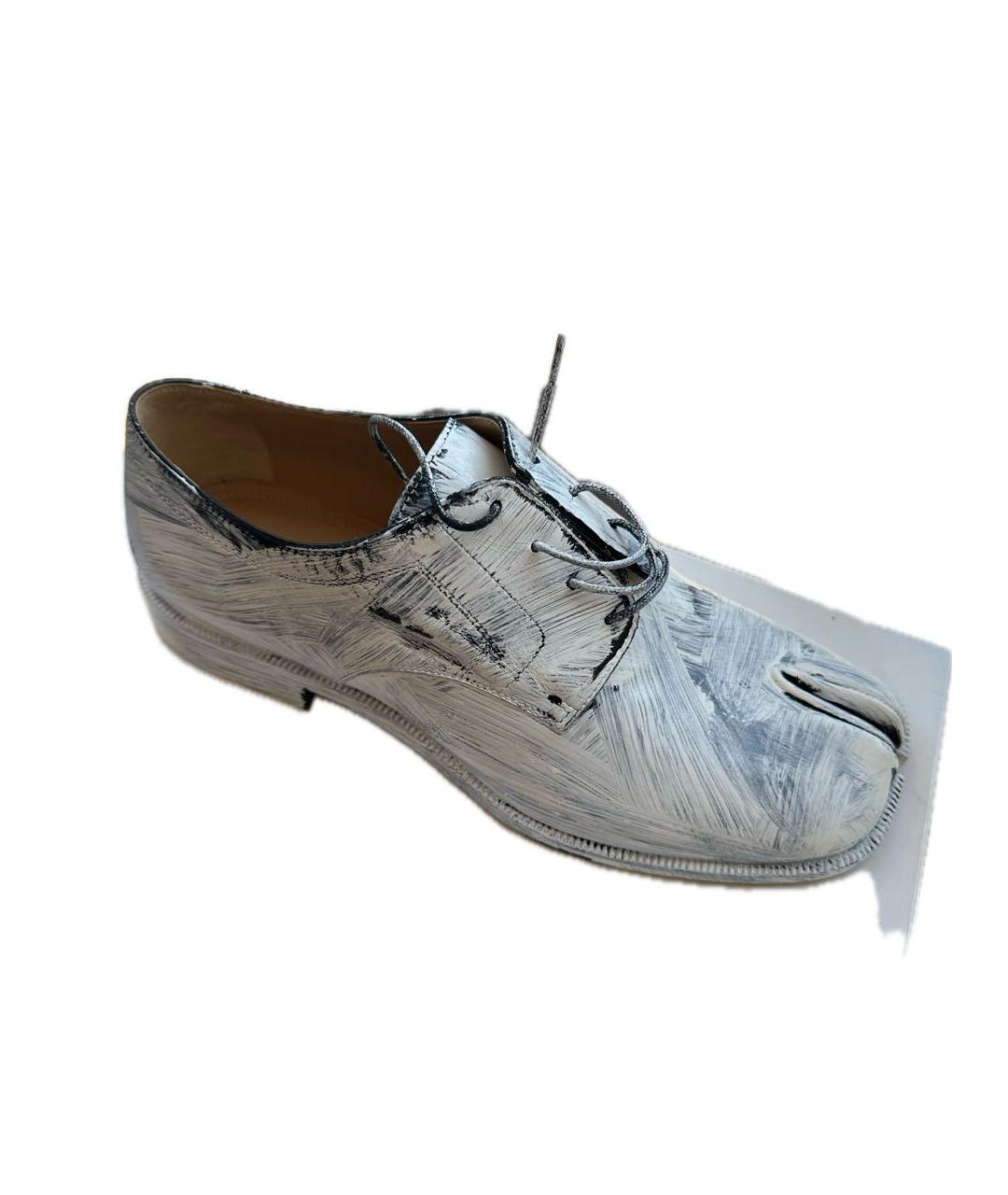 MAISON MARGIELA Белые кожаные туфли, фото 1