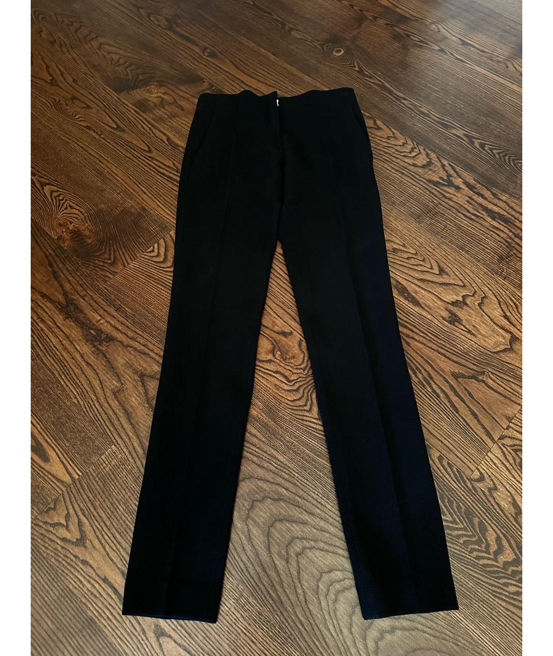 CHRISTIAN DIOR Черные шерстяные брюки узкие, фото 2