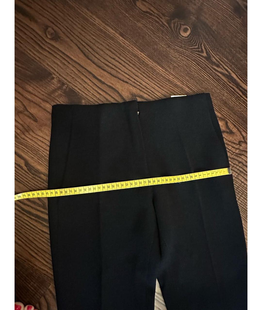 CHRISTIAN DIOR Черные шерстяные брюки узкие, фото 5