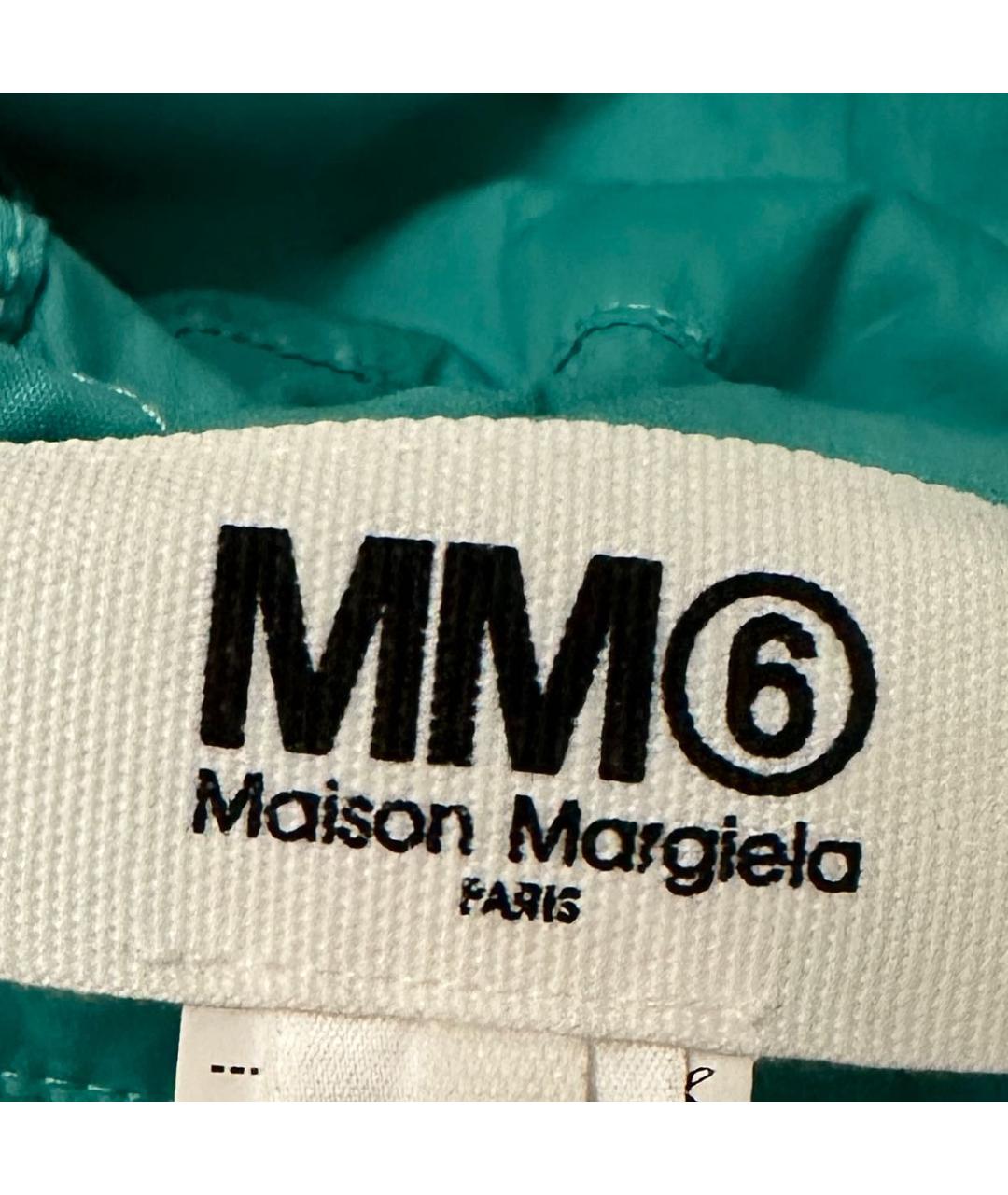 MM6 MAISON MARGIELA Бирюзовая хлопковая панама, фото 5