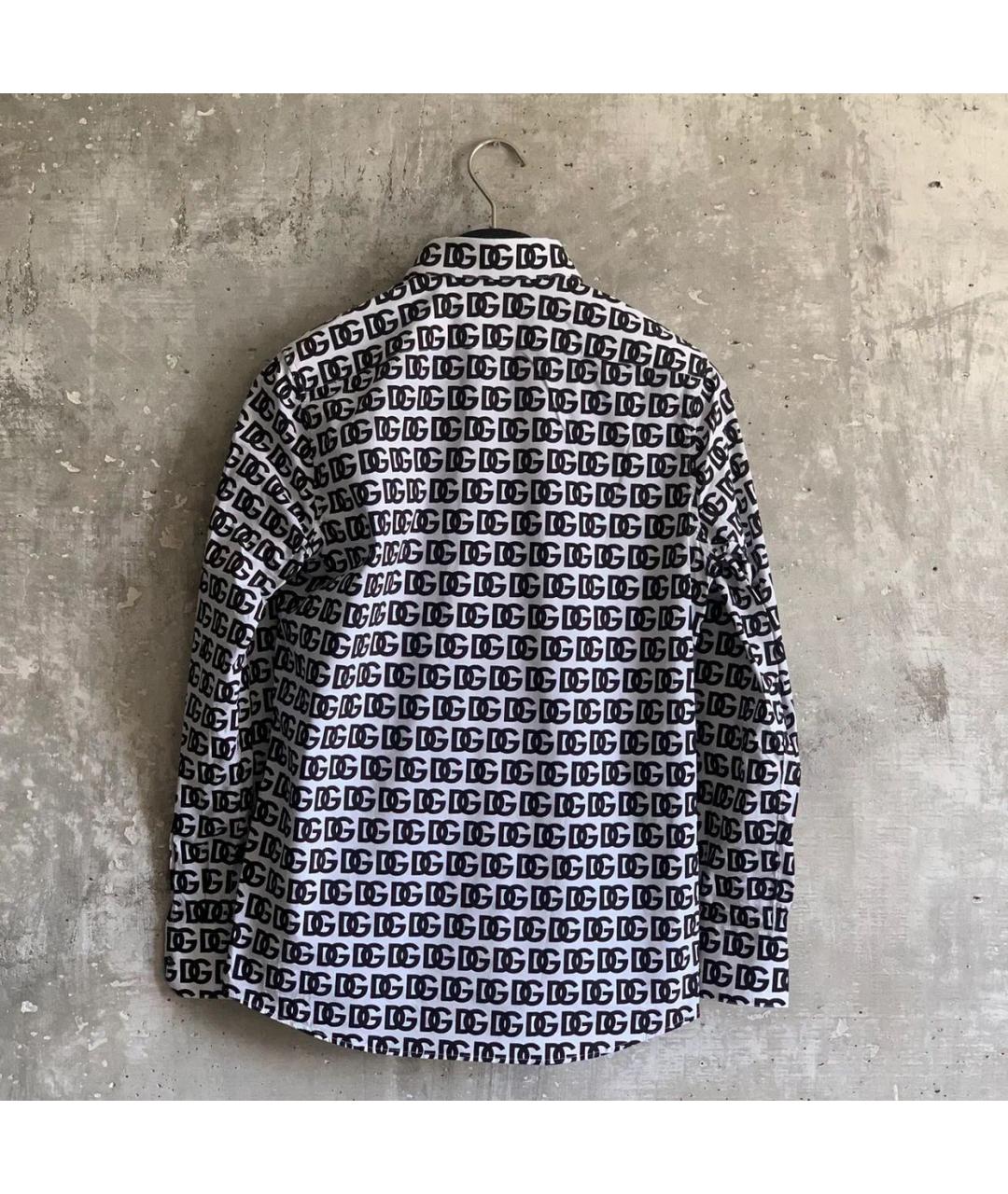 DOLCE&GABBANA Белая хлопковая кэжуал рубашка, фото 2