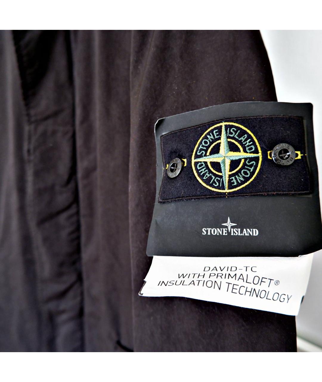 STONE ISLAND Черная полиэстеровая парка, фото 4