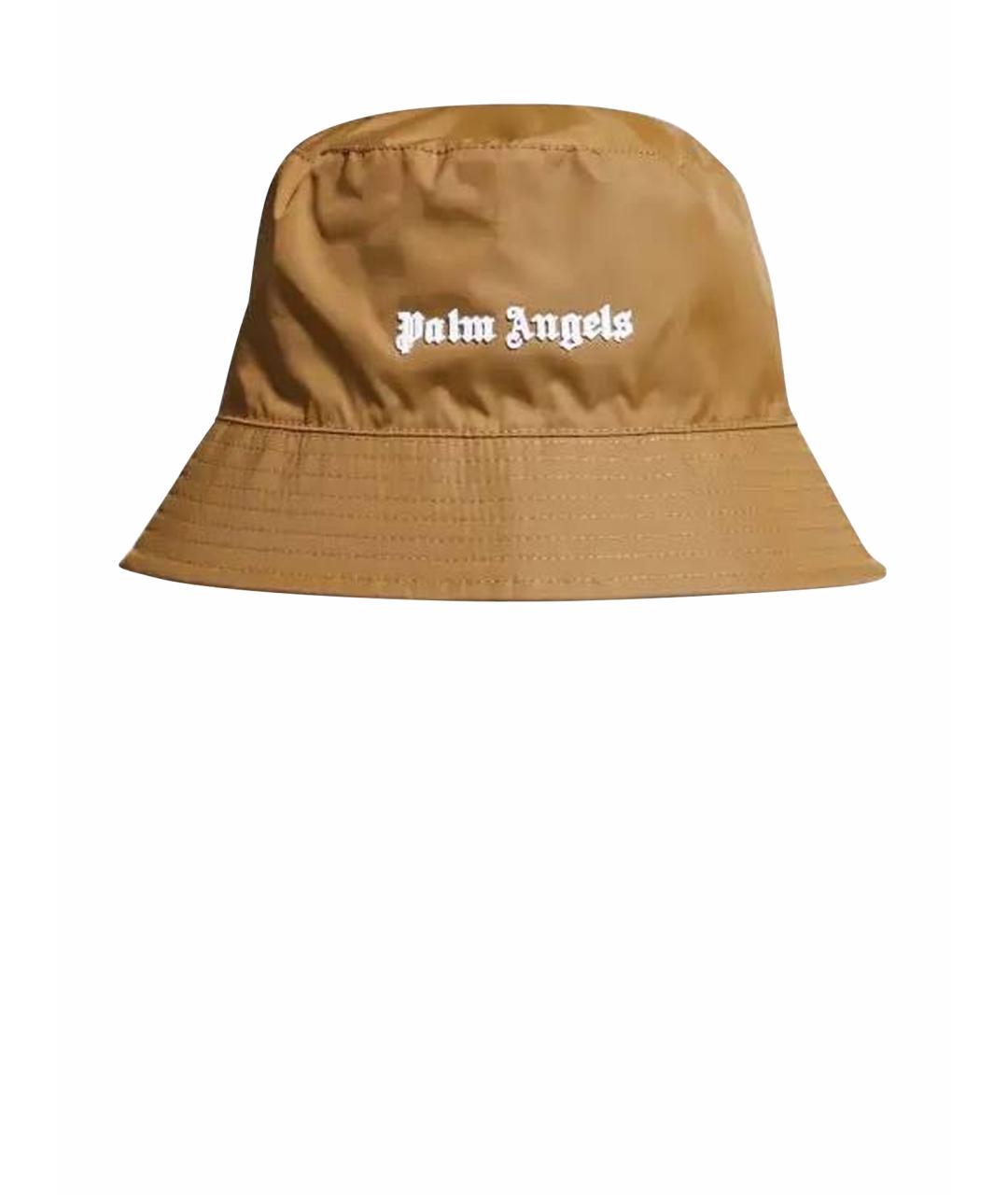 PALM ANGELS Бежевая шапка, фото 1