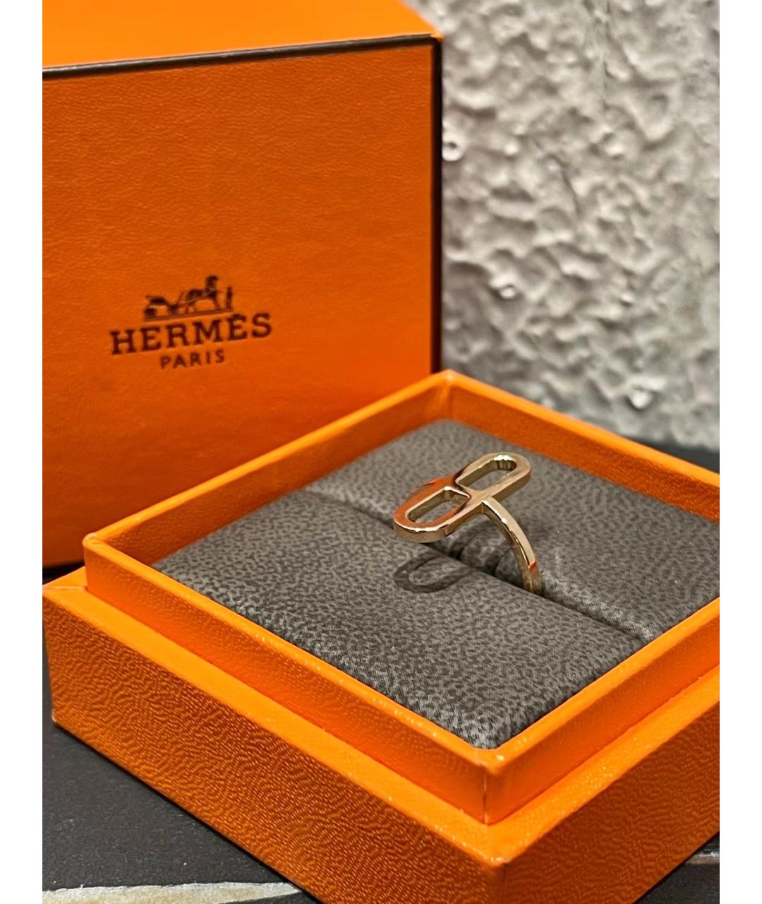 HERMES Кольцо из розового золота, фото 3