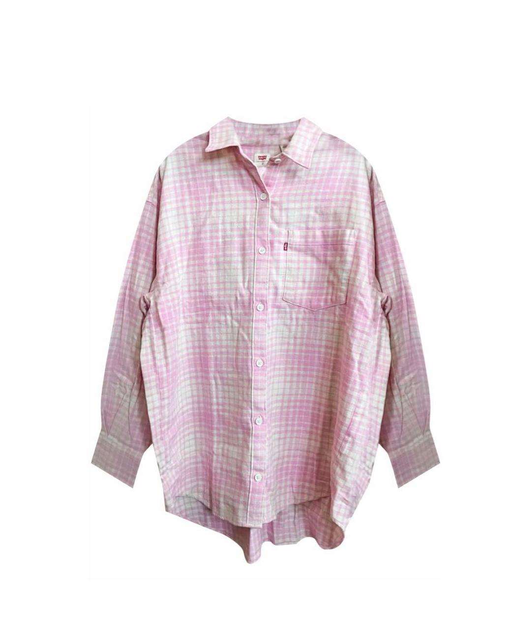 LEVI'S Розовая хлопковая рубашка, фото 1