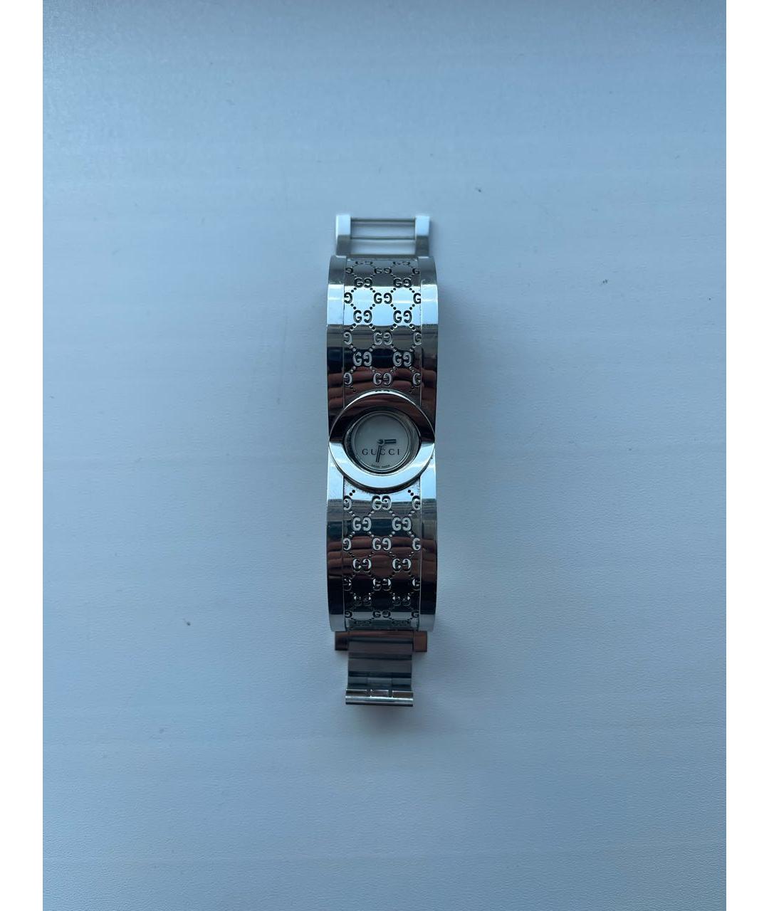 GUCCI Серебряные стальные часы, фото 6