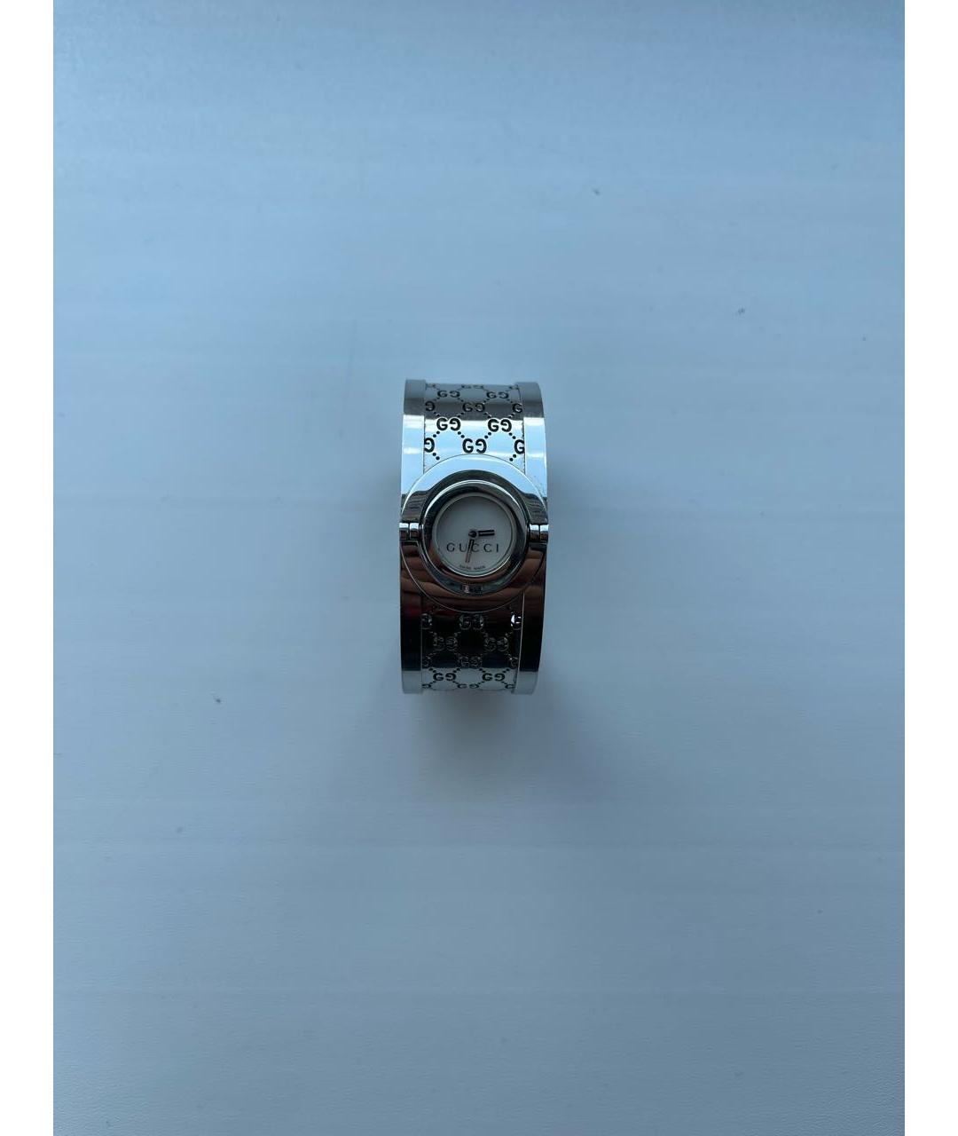 GUCCI Серебряные стальные часы, фото 3