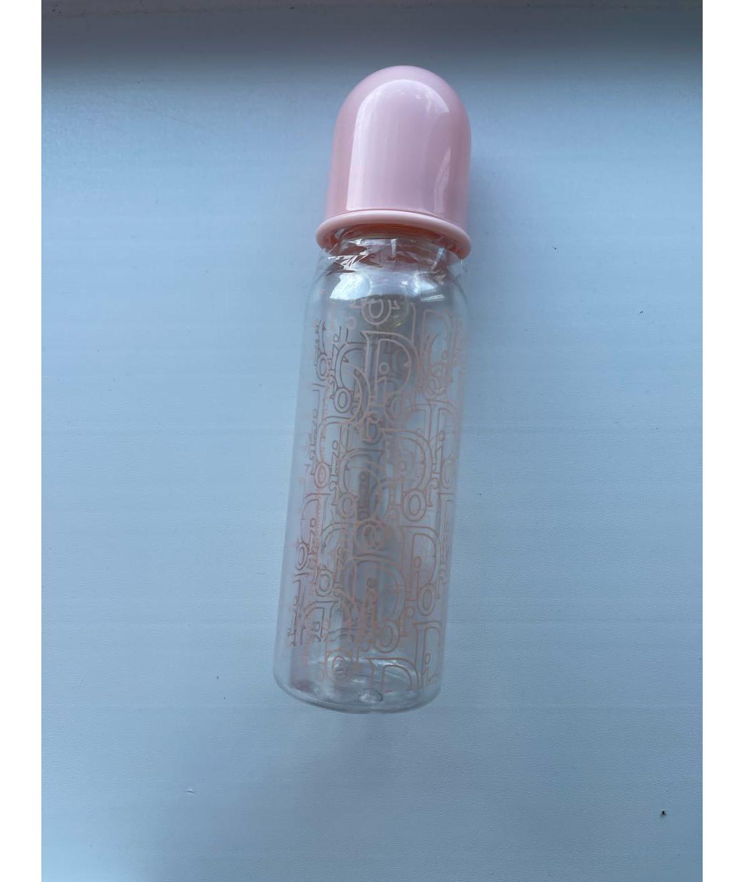 BABY DIOR Розовая пластиковая бутылочка/пустышка, фото 2