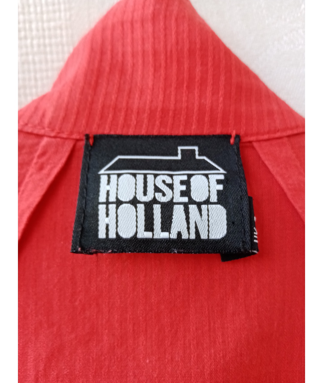 HOUSE OF HOLLAND Красная хлопковая рубашка, фото 9