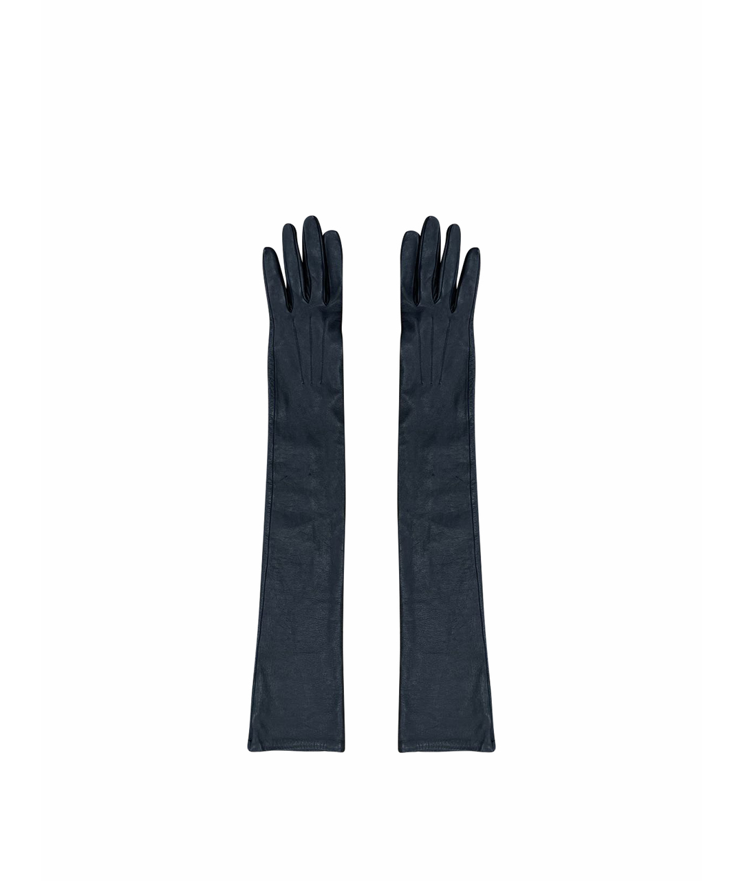LANVIN Черные кожаные перчатки, фото 1