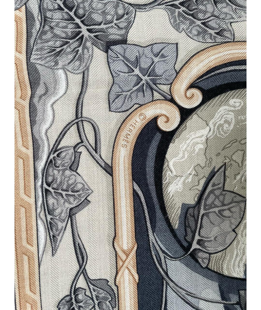 HERMES Мульти кашемировый платок, фото 7