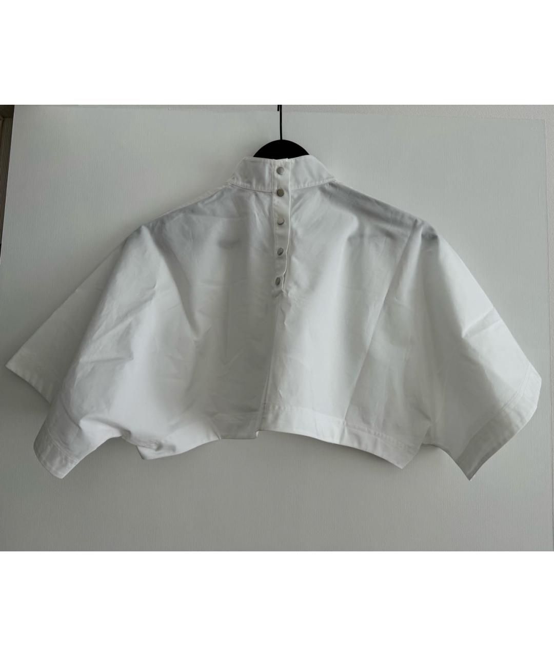 ALAIA Белая хлопковая блузы, фото 2