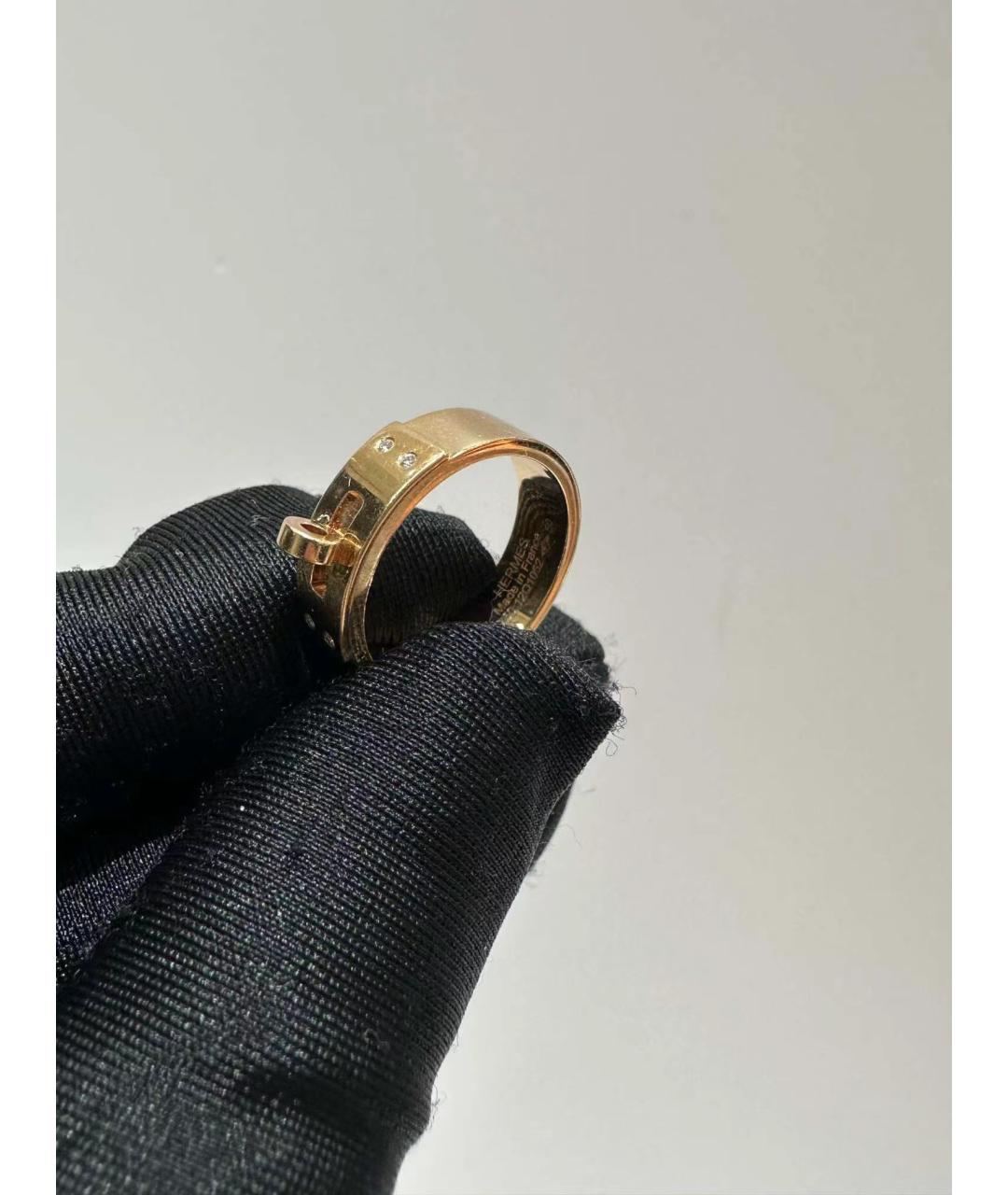 HERMES Кольцо из розового золота, фото 3