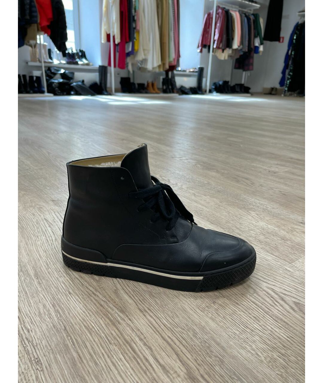 HERMES PRE-OWNED Черные кожаные ботинки, фото 5