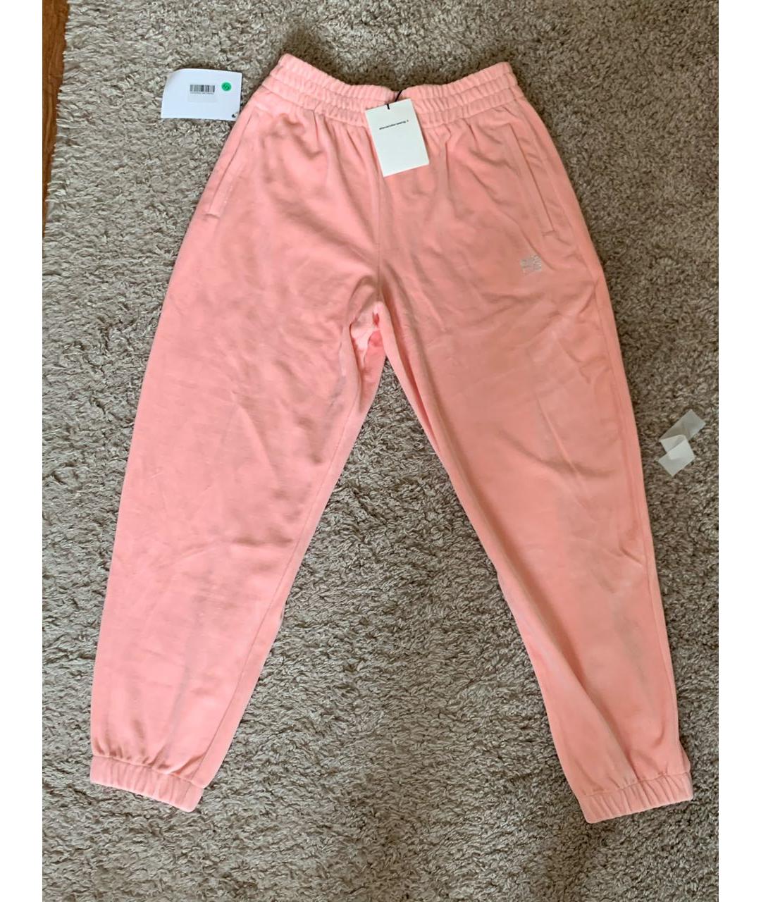 ALEXANDER WANG Розовые велюровые спортивные брюки и шорты, фото 2